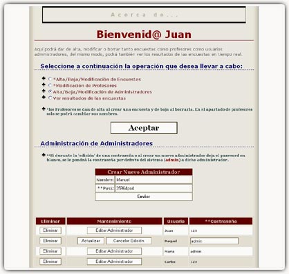 Intranet, Encuestas ISO 9901